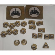 Flames of War: 559. Schwere Panzerjagerabteilung Tokens (x20) & Objectives (x2)