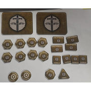 Flames of War: 653. Schwere Panzerjagerabteilung Tokens (x20) & Objectives (x2)