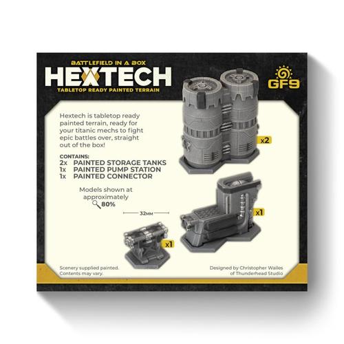 Hextech: Industrial Fluidworks - Small Storage Tanks (x2)