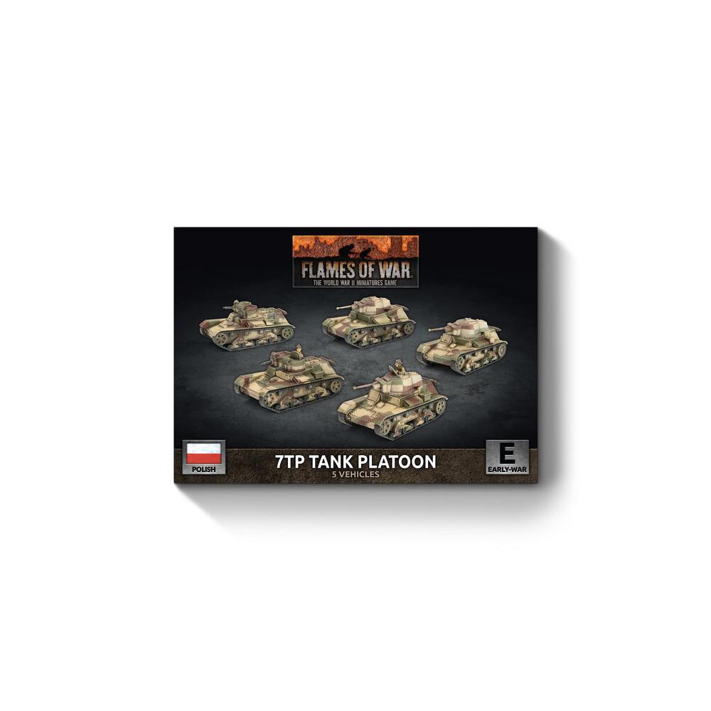 Flames of War: Polish 7TP Tank Platoon (Plastic)