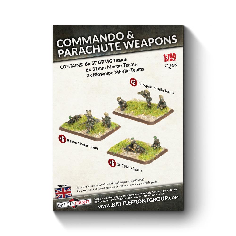 World War III: Commando / Parachute Support Weapons (x54 figs)