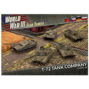 T-72 Tank Company (x5) Plastic Including T-72B Upgrade Sprues