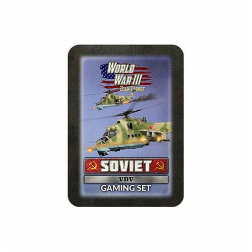 World War III: Soviet VDV Gaming Set (20 Tokens, 2 Objectives, 16 Dice)