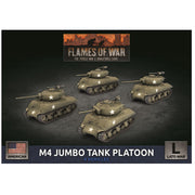 Flames Of War: M4 Jumbo Platoon (x4 Plastic)