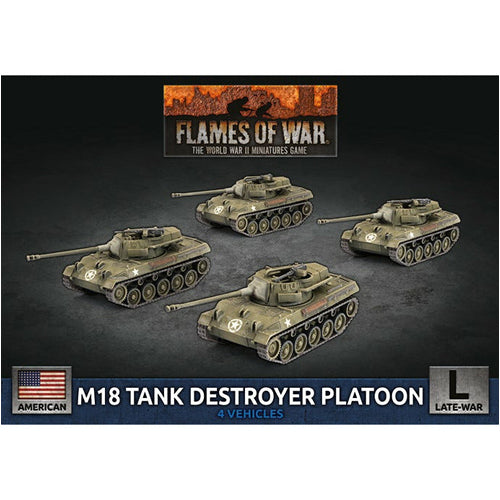 M18 Hellcat (76mm) Tank Destroyer Platoon (x4 
Plastic)