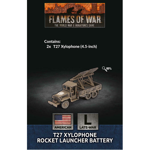 Flames of War: T27 Xylophone Rocket Launcher (x4)