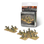 Flames of War: US - Marine Engineer Assault Section (x21 figures)