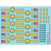 Flames of War: Mid-War US Decals (x4)
