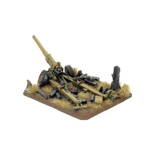 Flames of War: Destroyed German 150mm Howitzer