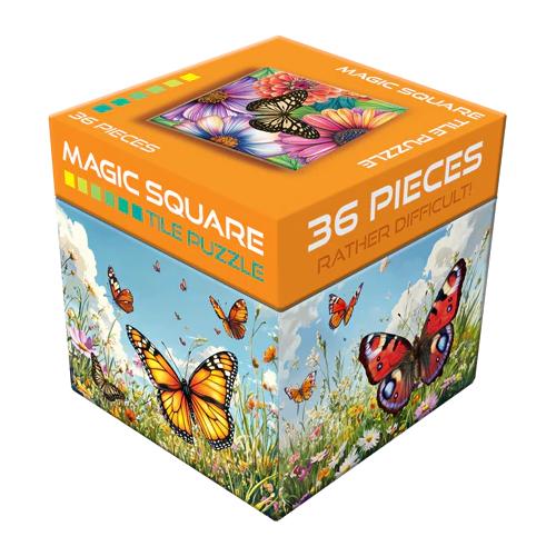 Magic Square Puzzles Butterflies 36 Pieces
