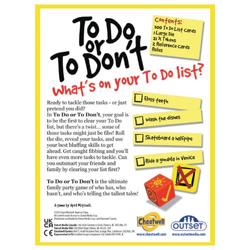 To Do Or To Don't