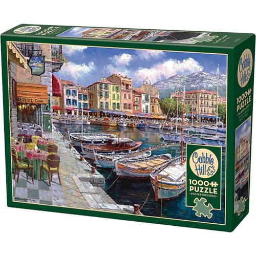 Café in Cassis Puzzle (1000 Pieces)