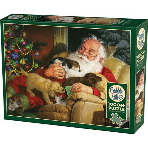 Santa's Quiet Time Puzzle (1000 Pieces)