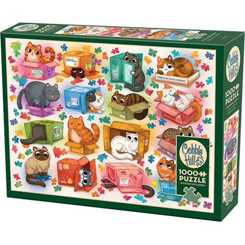 Cats v Puzzles Puzzle (1000 Pieces)