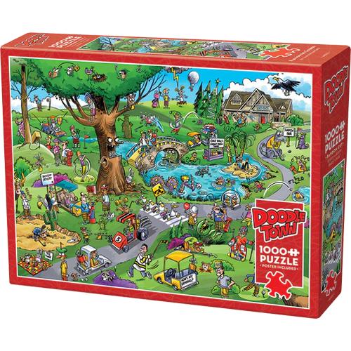 Doodletown: Par for the Course Puzzle (1000 Pieces)
