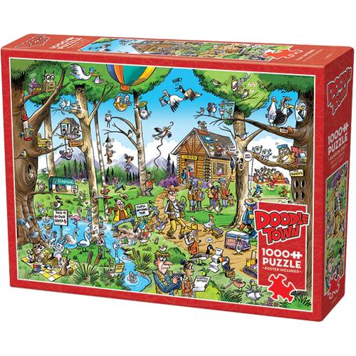 Doodletown: Birdwatcher's Paradise Puzzle (1000 Pieces)