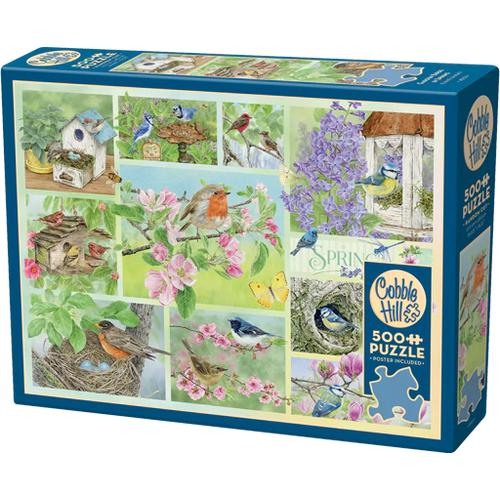 Garden Birds in Spring Puzzle (500 Pieces)
