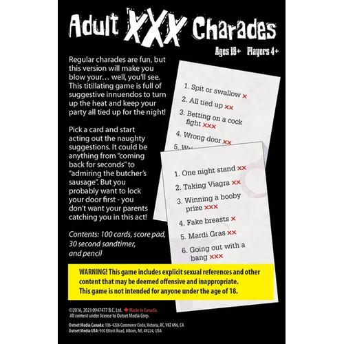 Adult XXX Charades