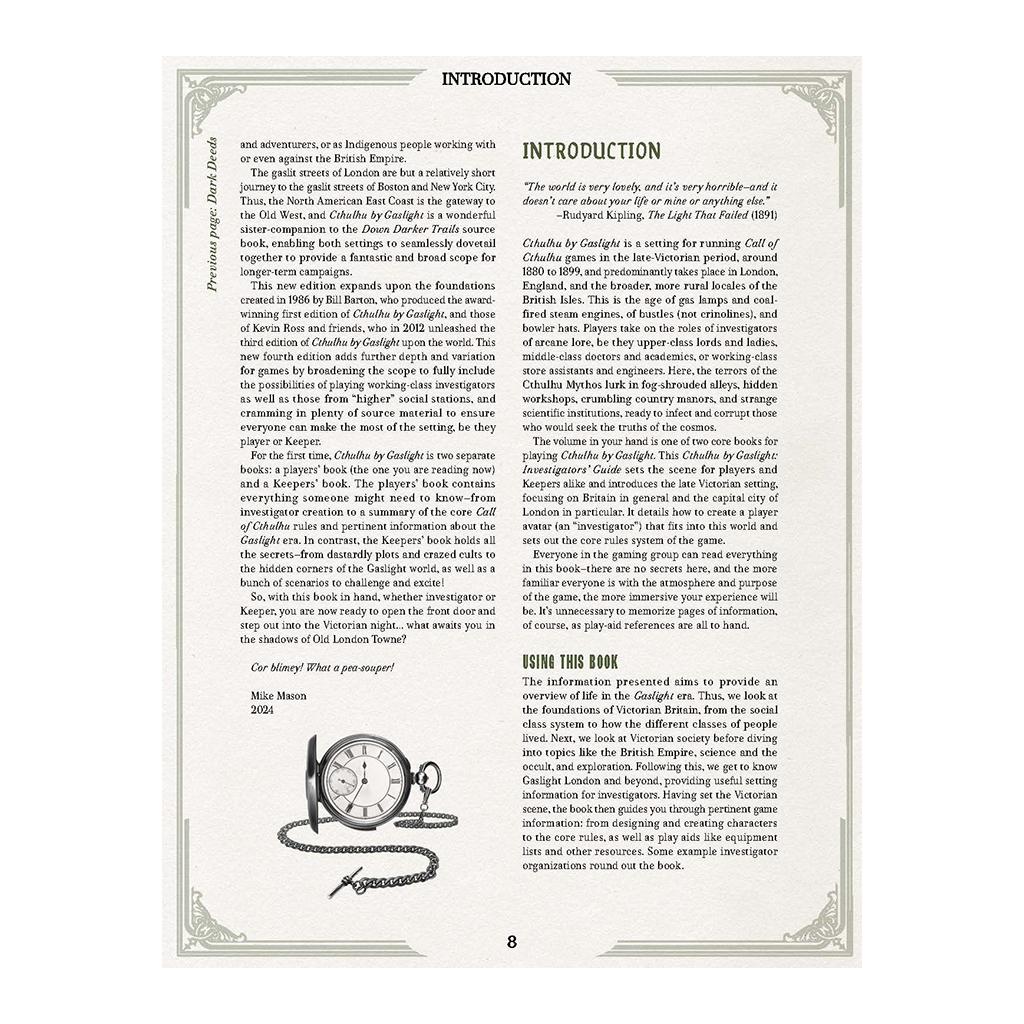 Cthulhu by Gaslight Investigators' Guide - Leatherette