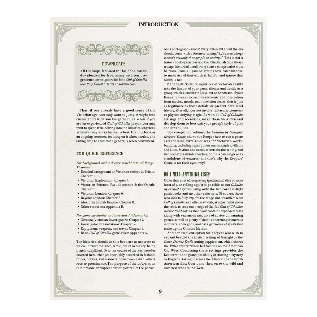 Cthulhu by Gaslight Investigators' Guide - Leatherette