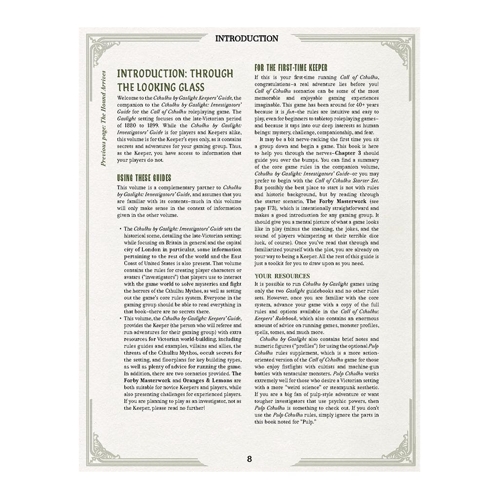 Cthulhu by Gaslight Keeper's Guide - Leatherette