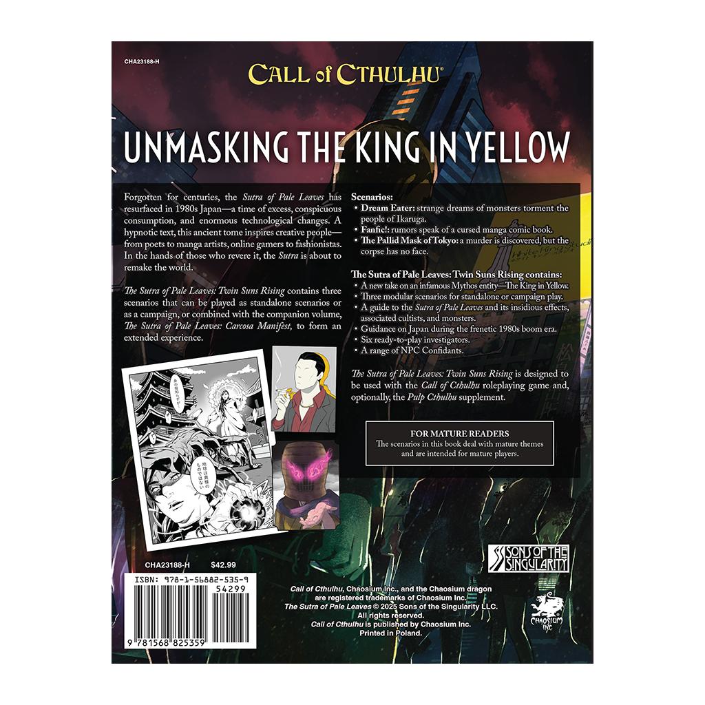 Sutra of Pale Leaves: Twin Suns Rising - Leatherette