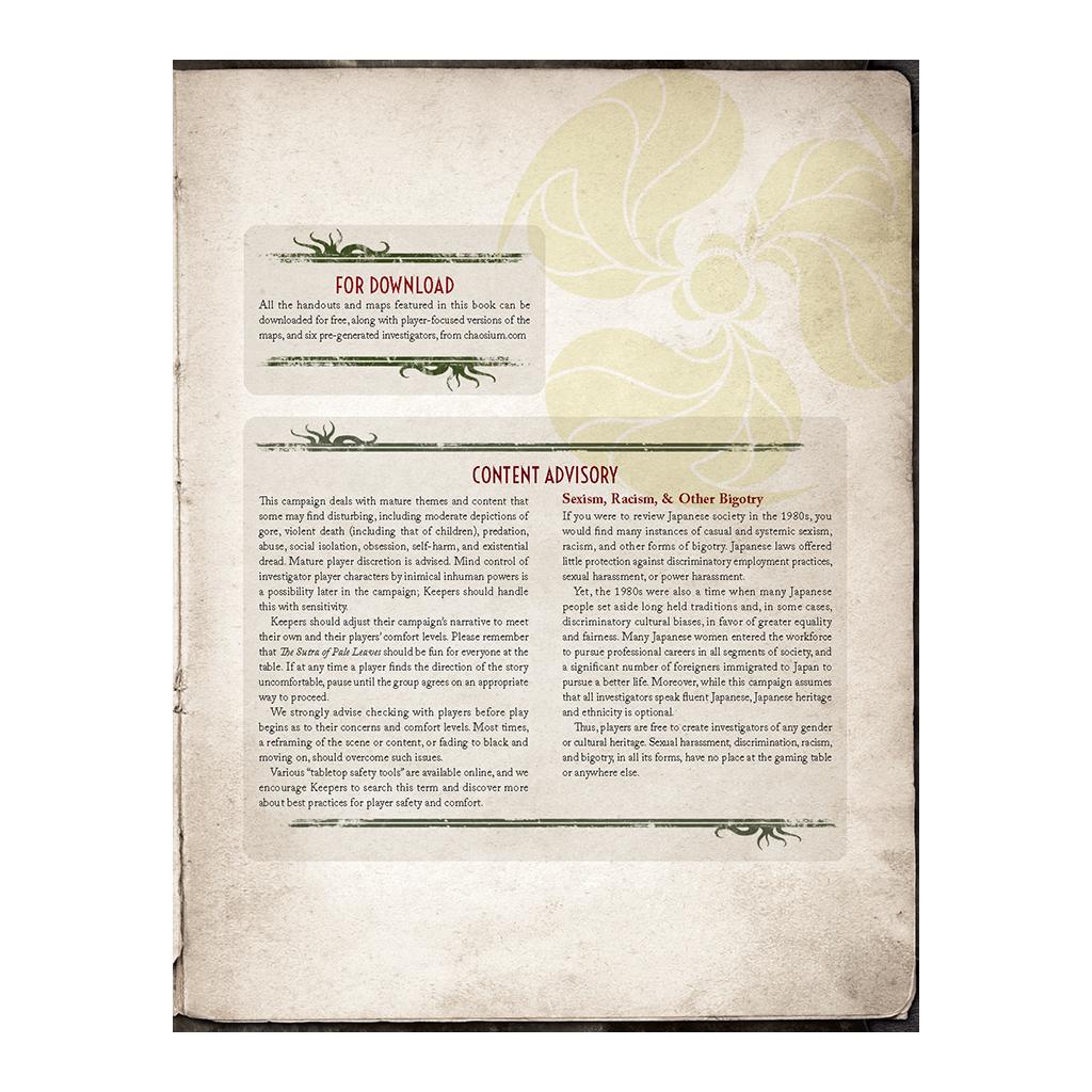 Sutra of Pale Leaves: Twin Suns Rising - Leatherette