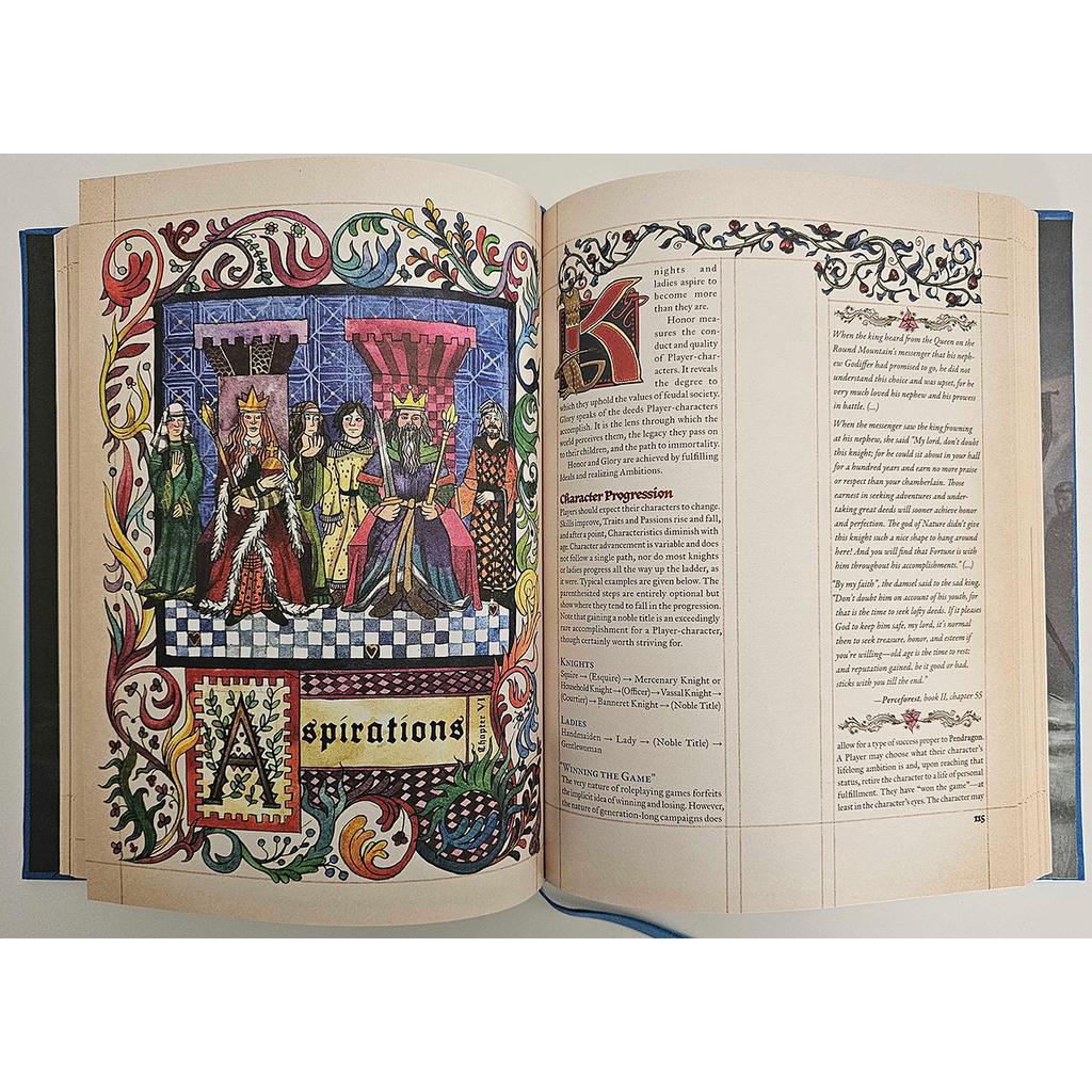 Pendragon: Core Rulebook Magnum Opus Edition Leatherette