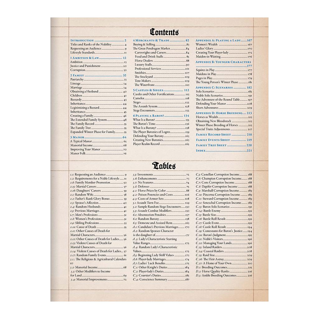 Pendragon: Noble's Handbook - Leatherette