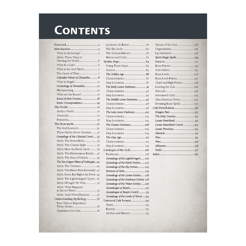 Cults of RuneQuest: Mythology Leatherette