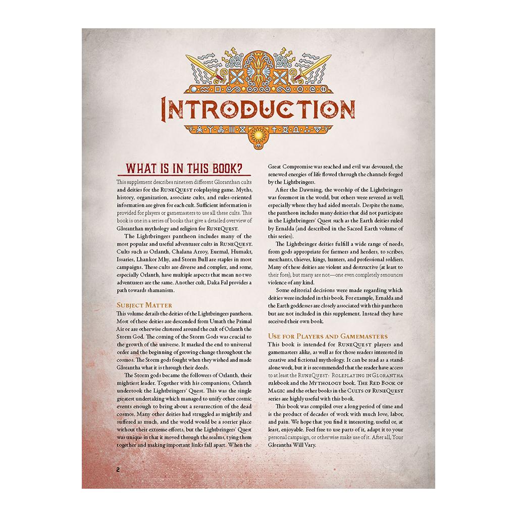 Cults of RuneQuest: The Lightbringers Leatherette