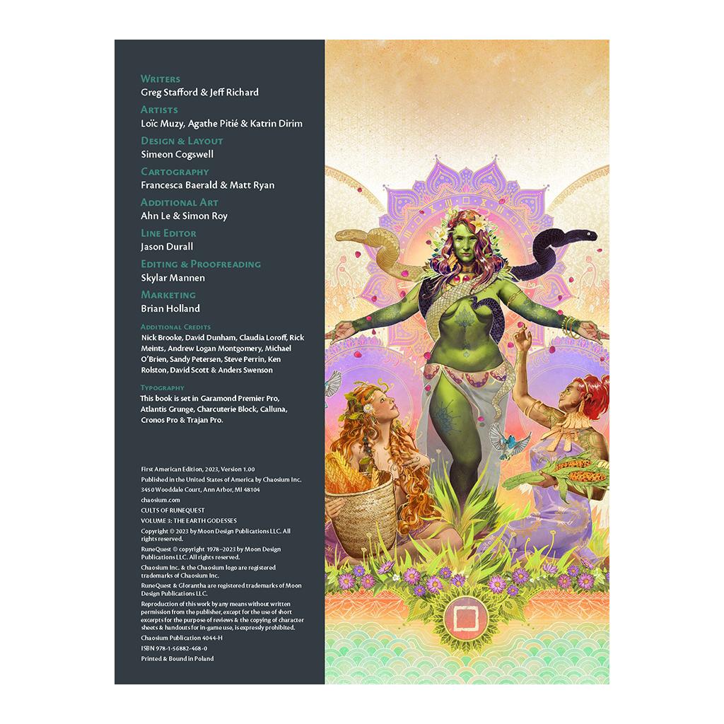 Cults of RuneQuest: The Earth Goddesses Leatherette