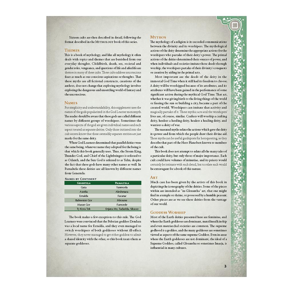 Cults of RuneQuest: The Earth Goddesses Leatherette