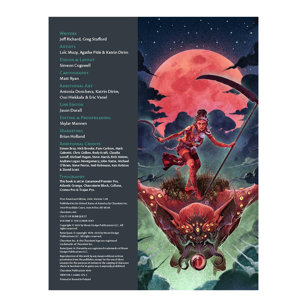 Cults of RuneQuest: The Lunar Way Leatherette