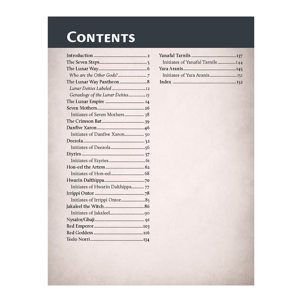 Cults of RuneQuest: The Lunar Way Leatherette