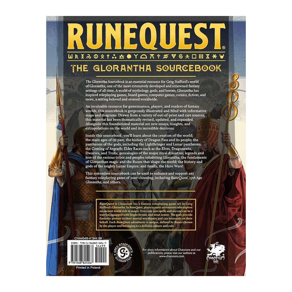 RuneQuest: Glorantha Sourcebook - 2nd Edition Leatherette
