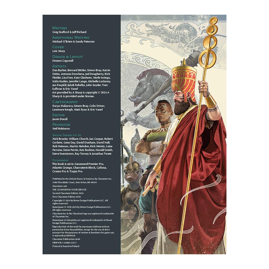 RuneQuest: Glorantha Sourcebook - 2nd Edition Leatherette