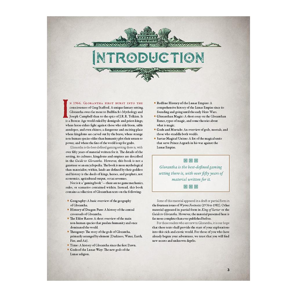 RuneQuest: Glorantha Sourcebook - 2nd Edition Leatherette