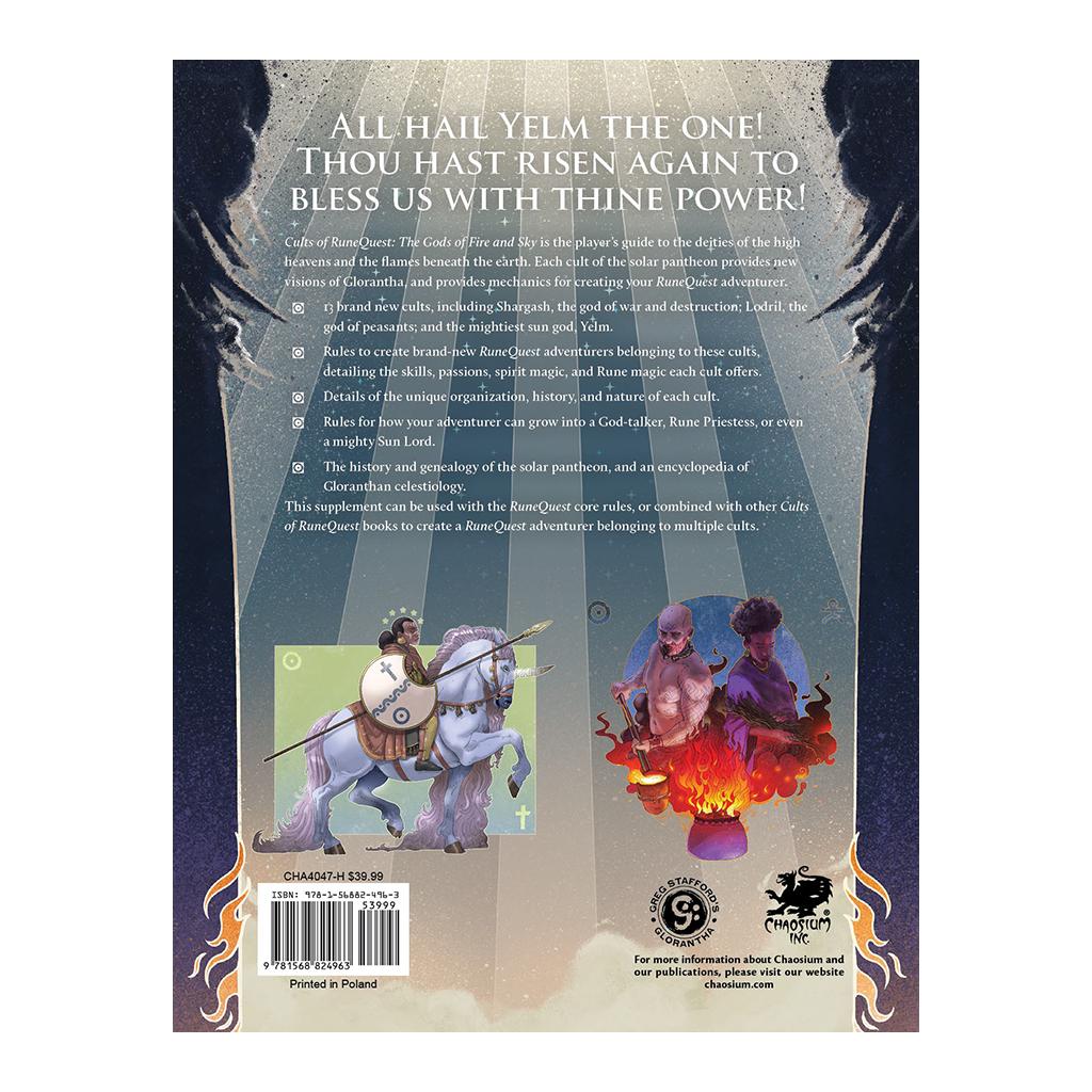 Cults of RuneQuest: Gods of Fire & Sky - Leatherette
