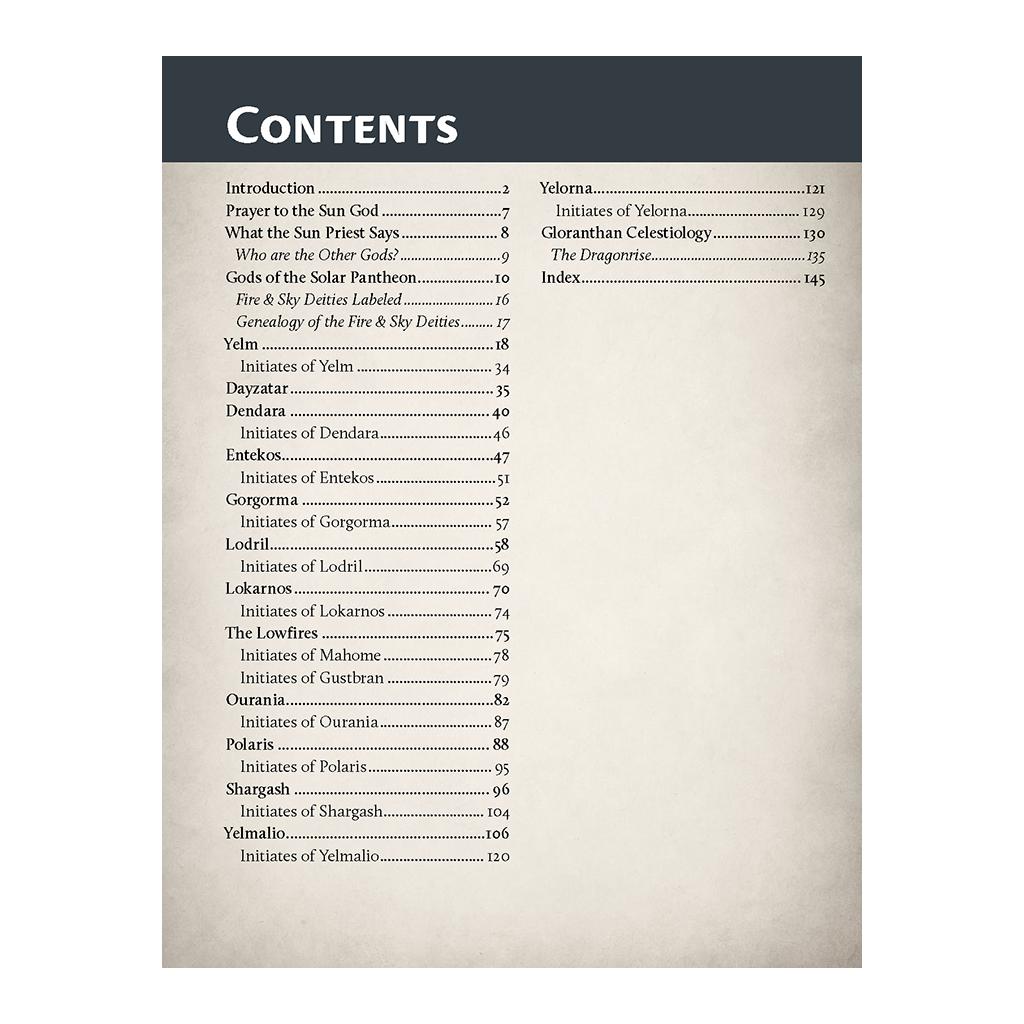 Cults of RuneQuest: Gods of Fire & Sky - Leatherette