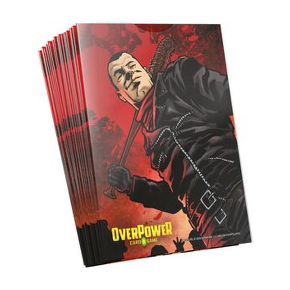 Overpower CCG Skybound Sleeves Negan 100 Pack