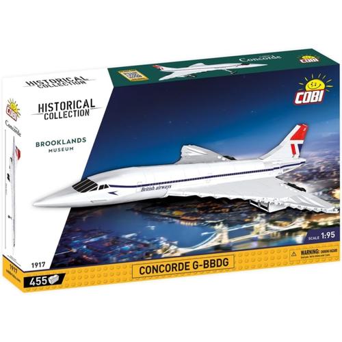 Cobi Historical 1917: Concorde G-BBDG (455 Pieces)