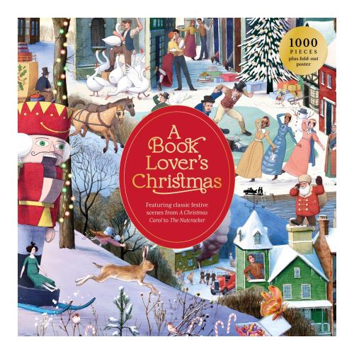 A Book Lover's Christmas Puzzle (1000 Pieces)