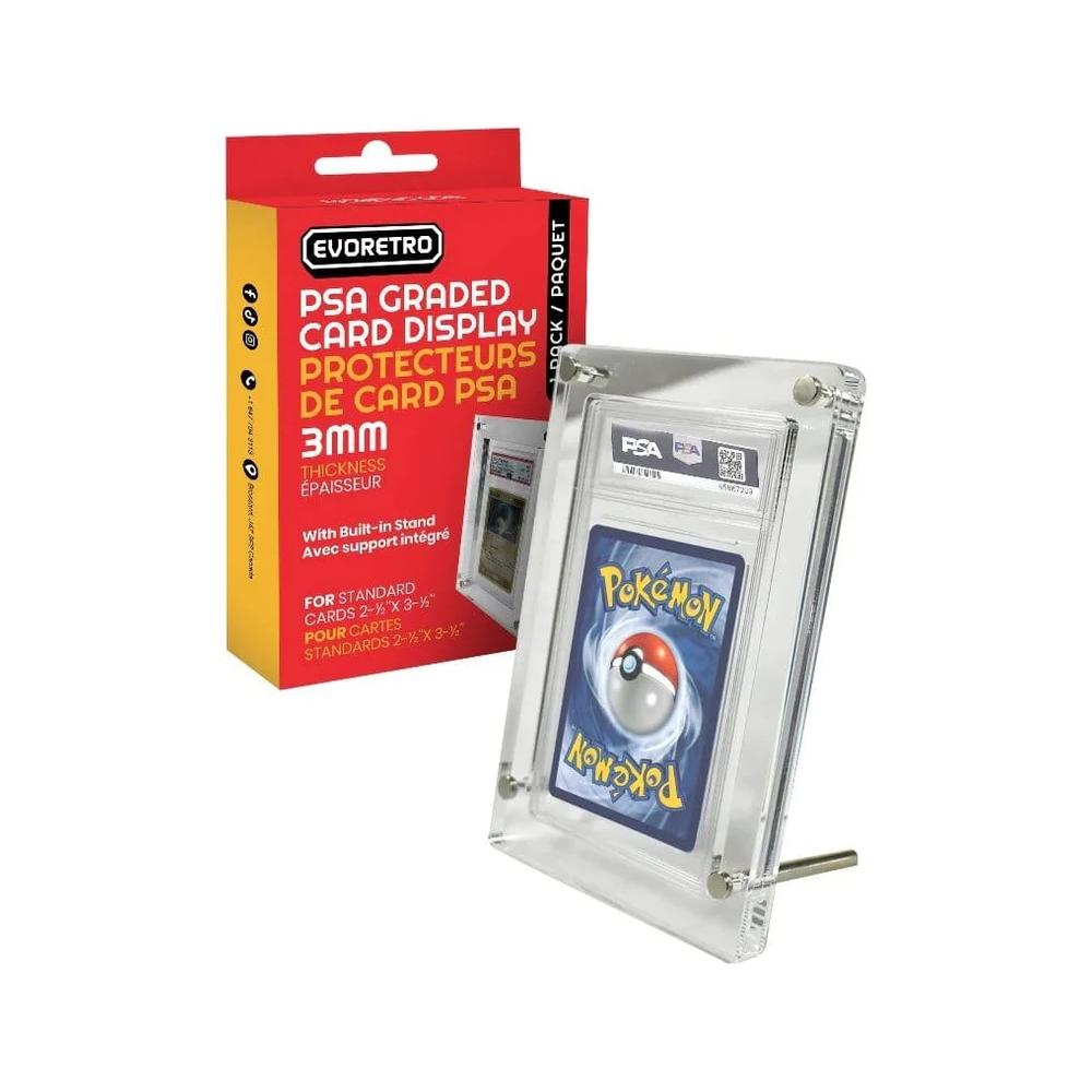 Evoretro Acrylic Card Display Stand for PSA Graded Cards 3mm