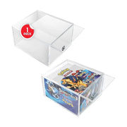 Evoretro Acrylic Display Case for Booster Boxes / Elite Trainer Boxes Ver. 1 with Sliding Lid
