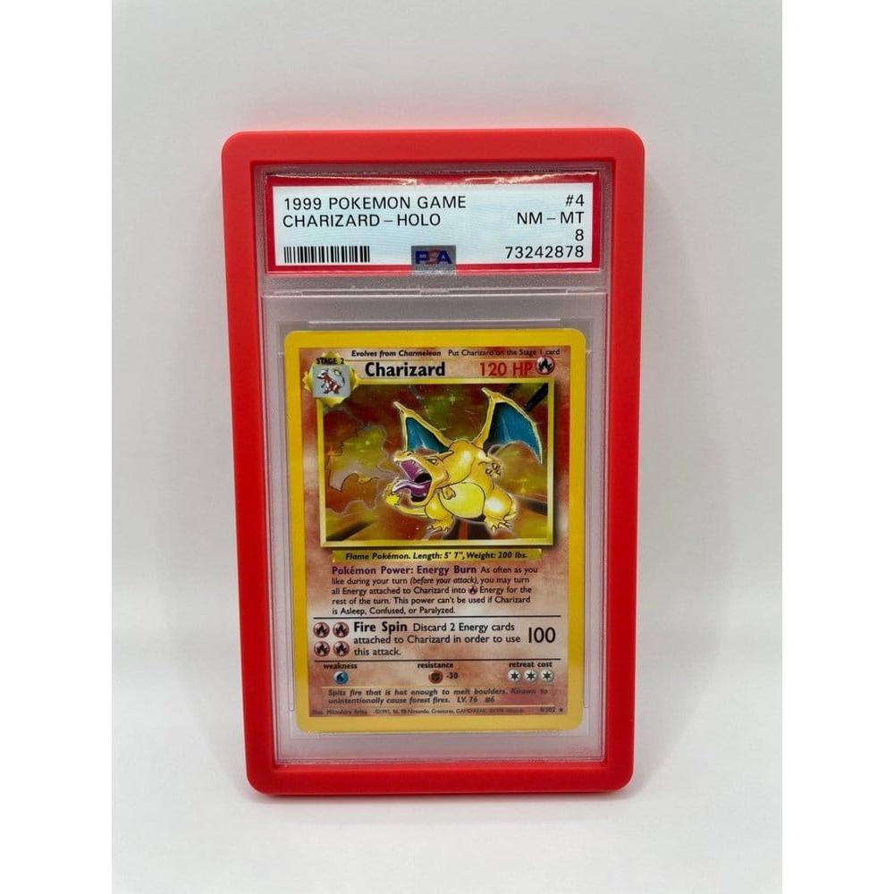 Evoretro Bumper Protector for PSA Slabs Red