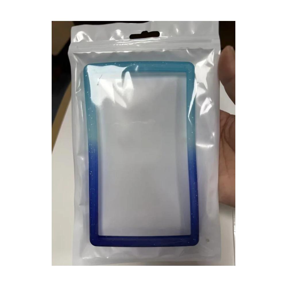 Evoretro Bumper for PSA Graded Card Slab Gradient Light Blue-Dark Blue Glitter