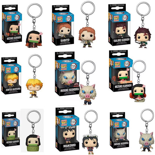 Demon Slayer Pocket POP! Vinyl Keychains 4 cm - Assorted (One Supplied)