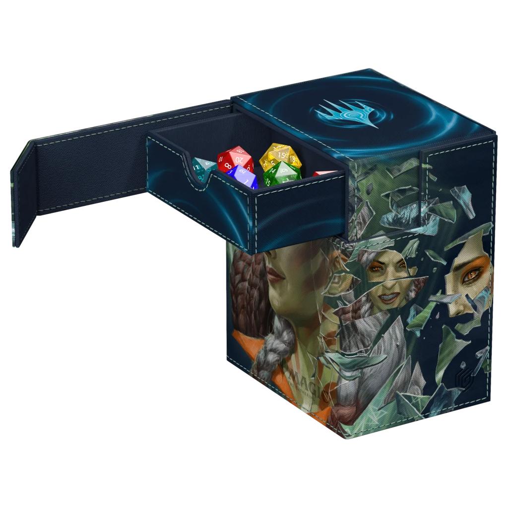 Ultimate Guard Flip'n'Tray 133+ Xenoskin Magic: The Gathering "Reality Fracture" - Blue Uncommon / Green Uncommon_2