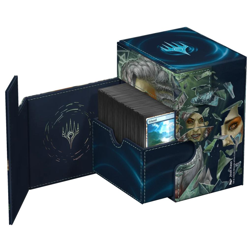 Ultimate Guard Flip'n'Tray 133+ Xenoskin Magic: The Gathering "Reality Fracture" - Blue Uncommon / Green Uncommon_3
